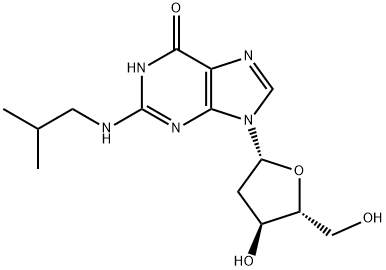 N2-ISOBUTYRYL-2'-DEOXYGUANOSINE 구조식 이미지