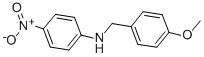 4-METHOXY-N-(4-NITROPHENYL)-BENZENEMETHANAMINE Structure