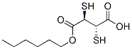(R*,S*)-모노헥실2,3-디머캅토부탄디오에이트 구조식 이미지