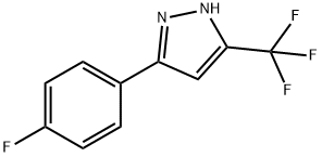 5-(TRIFLUOROMETHYL)-3-(4-FLUOROPHENYL)-1H-PYRAZOLE Structure