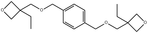 1,4-BIS{[(3-ETHYL-3-OXETHANYL)METHOXY]METHYL}BENZENE Structure