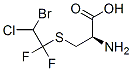 S-(2-브로모-2-클로로-1,1-디플루오로에틸)시스테인 구조식 이미지