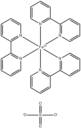 TRIS-(2,2'-비피리딘)황산제일철 구조식 이미지