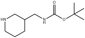 3-N-Boc-Aminomethylpiperidine 구조식 이미지