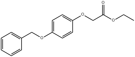 ethyl 2-[4-(benzyloxy)phenoxy]acetate 구조식 이미지