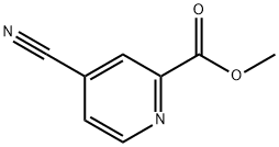 2-Pyridinecarboxylicacid,4-cyano-,methylester(9CI) Structure