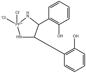 (1,2-bis(2-hydroxyphenyl)ethylenediamine)dichloroplatinum (II) Structure