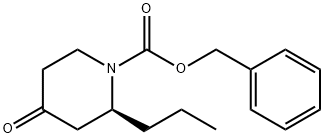 1-CBZ-2-프로필-피페리딘-4-원 구조식 이미지