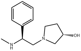 (2'S,3S)-1-(2-METHYLAMINO-2-PHENYL-ETHYL)-PYRROLIDIN-3-OL
 Structure