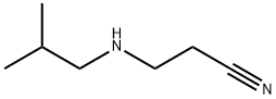 3-ISOBUTYLAMINO-PROPIONITRILE Structure