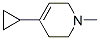 4-cyclopropyl-1-methyl-1,2,3,6-tetrahydropyridine Structure