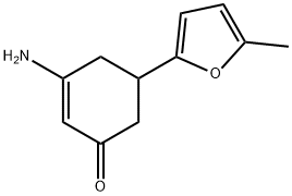 3-amino-5-(5-methyl-2-furyl)cyclohex-2-en-1-one Structure