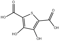 2,5-티오펜디카르복실산,3,4-디히드록시- 구조식 이미지