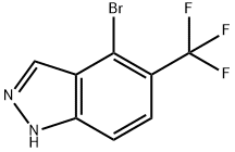 4-Bromo-5-(trifluoromethyl)-1H-indazole Structure