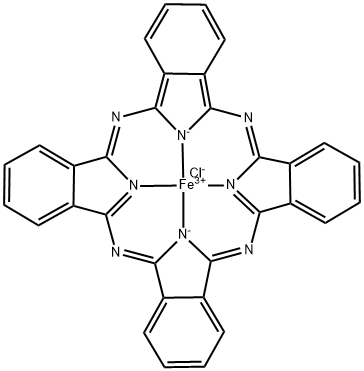 IRON(III) PHTHALOCYANINE CHLORIDE Structure