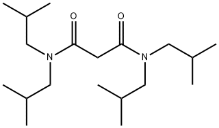 N,N,N'',N''-TETRAISOBUTYL-MALONAMIDE Structure