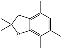 2,2,4,6,7-Pentamethyldihydrobenzofuran 구조식 이미지