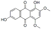 1,6-디하이드록시-2,4-디메톡시안트라퀴논 구조식 이미지