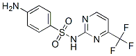 4-AMINO-N-[4-(TRIFLUOROMETHYL)PYRIMIDIN-2-YL]BENZENESULFONAMIDE Structure