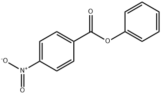 P-NITROBENZOIC ACID PHENYL ESTER Structure