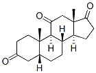 5B-Androstane-3,11,17-trione Structure