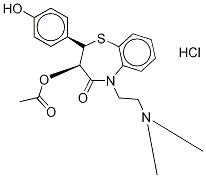 O-Desmethyl Diltiazem Hydrochloride Structure