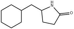 5-(시클로헥실메틸)피롤리딘-2-온 구조식 이미지