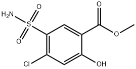 4-Chloro-2-methoxy-5-sulfamoylbenzoic acid 구조식 이미지