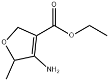 ethyl 4-aMino-5-Methyl-2,5-dihydrofuran-3-carboxylate 구조식 이미지