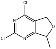2,4-Dichloro-7-Methyl-5,7-dihydrofuro[3,4-d]pyriMidine 구조식 이미지