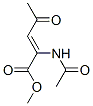 2-펜텐산,2-(아세틸아미노)-4-옥소-,메틸에스테르 구조식 이미지