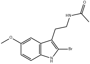 2-BROMOMELATONIN Structure