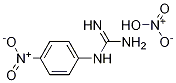 Guanidine, (4-nitrophenyl)-, mononitrate Structure