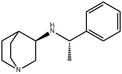 (S)-N-((R)-1-phenylethyl)quinuclidin-3-aMine 구조식 이미지