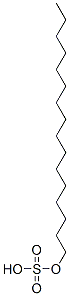 hexadecyl hydrogen sulphate  Structure