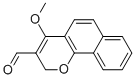 4-메톡시-2H-벤조[H]크롬-3-카르발데하이드 구조식 이미지