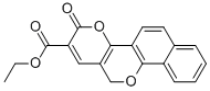 3-OXO-3H,12H-4,11-DIOXA-CHRYSENE-2-CARBOXYLIC ACID ETHYL ESTER Structure