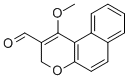 1-METHOXY-2-FORMYL-3H-BENZO[F]CHROMENE Structure