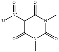 1,3-디메틸-5-니트로바르비투르산 구조식 이미지