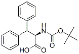 (R)-N-Boc-2-amino-3,3-diphenylpropionic acid 구조식 이미지