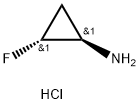 (1R,2R)-2-fluorocyclopropanamine hydrochloride Structure