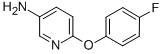 6-(4-FLUOROPHENOXY)PYRIDINE-3-AMINE, 97+% Structure