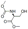 Serine,  N-(methoxycarbonyl)-,  methyl  ester Structure