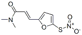 2-Furanacrylamide,  N,N-dimethyl-5-nitrothio-  (8CI) Structure