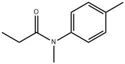 Propanamide,  N-methyl-N-(4-methylphenyl)- Structure