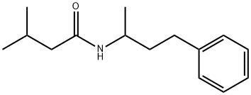 N-(1-METHYL-3-PHENYLPROPYL)ISOVALERAMIDE Structure