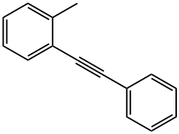 1-메틸-2-페닐에티닐-벤젠 구조식 이미지
