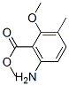 벤조산,6-아미노-2-메톡시-3-메틸-,메틸에스테르(9CI) 구조식 이미지