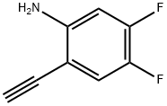 2-ETHYNYL-4,5-DIFLUORO-PHENYLAMINE Structure