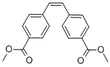 DIMETHYL CIS-STILBENE-4,4'-DICARBOXYLATE Structure